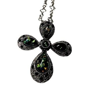 Vintage cross necklace